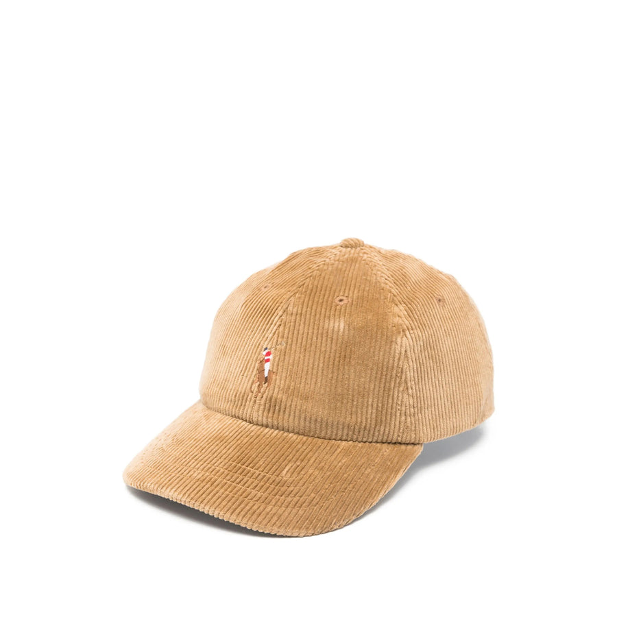 Beige Corduroy Cap Neutrals Cotton Hat