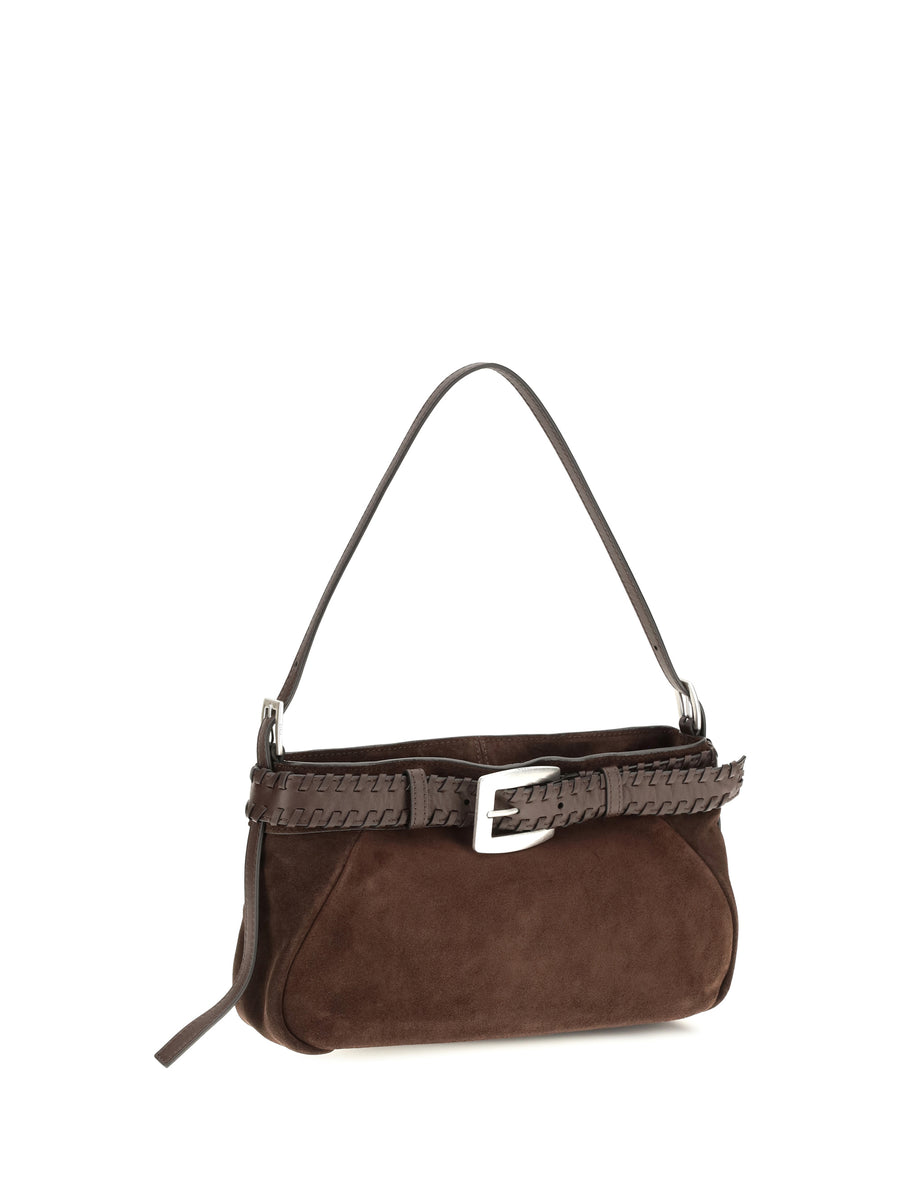 Shoulder Bag Brooklyn Espresso Lamb Leather