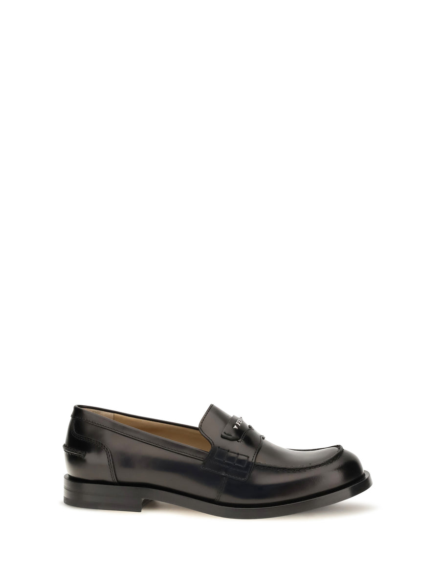 Ateneo Calfskin Loafers Nero