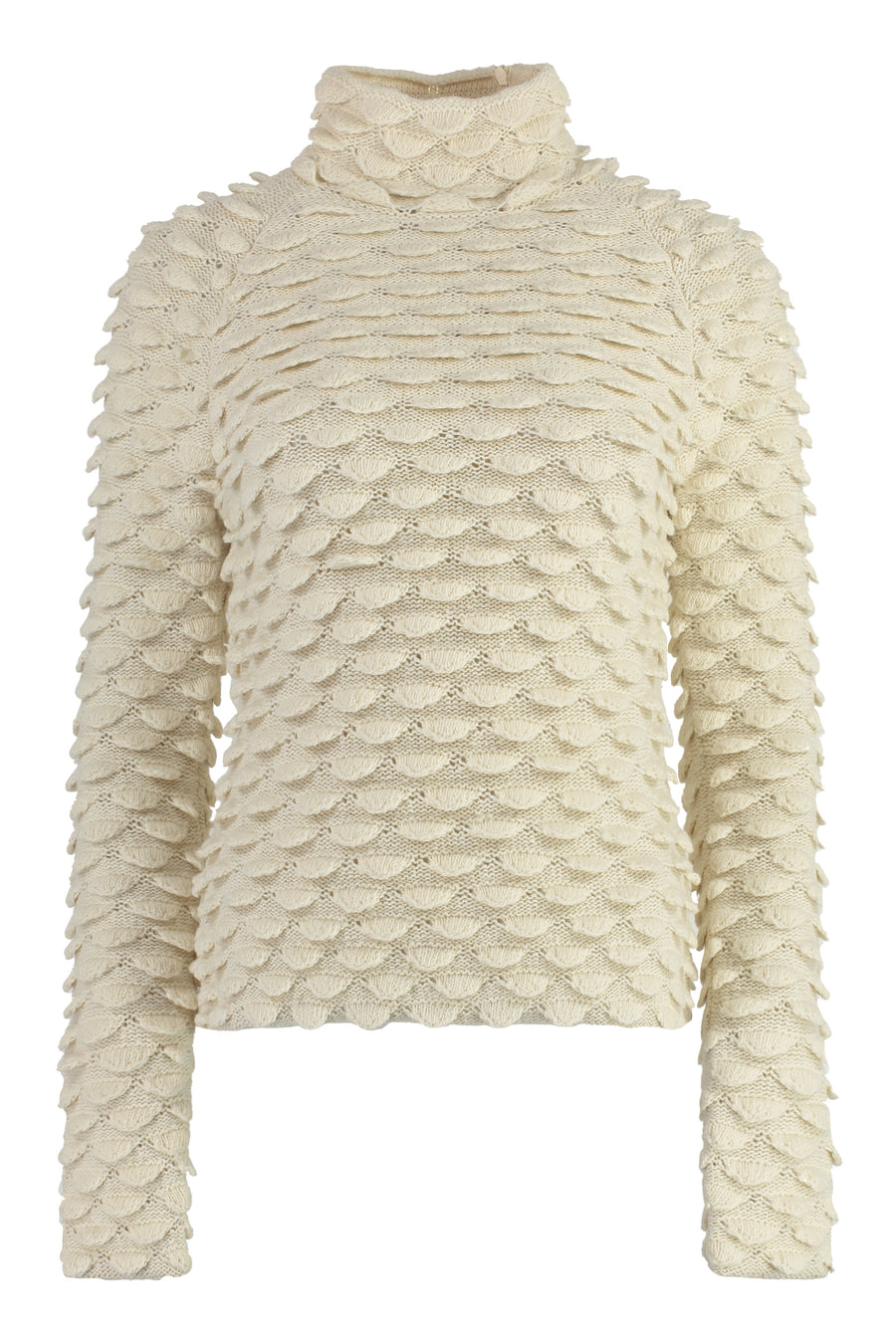 Wool Turtleneck Sweater, Dove