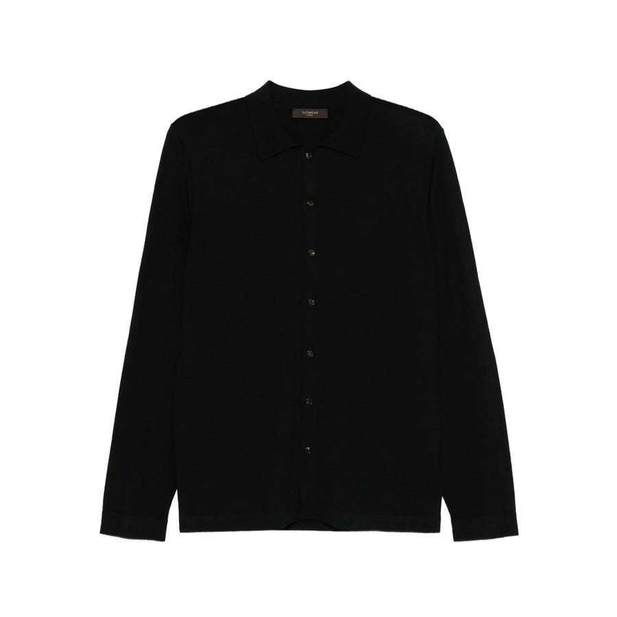 Shirt Virgin Wool Black