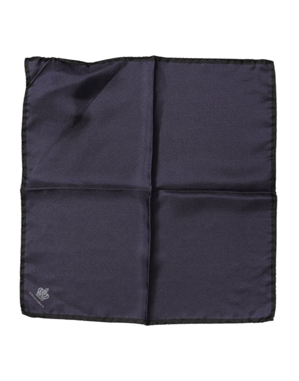 Dolce & Gabbana 100% Silk scarf in navy