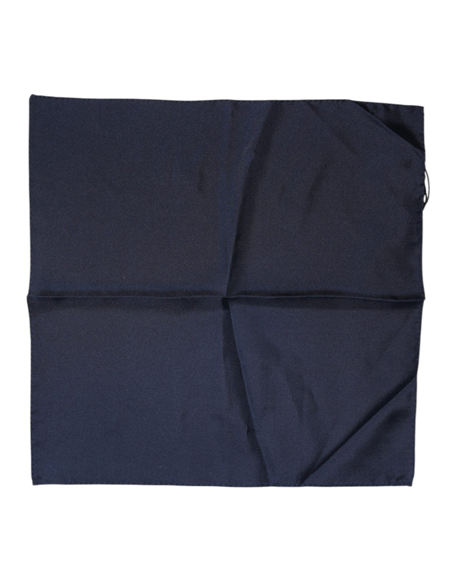 Dolce & Gabbana 100% Silk scarf in navy