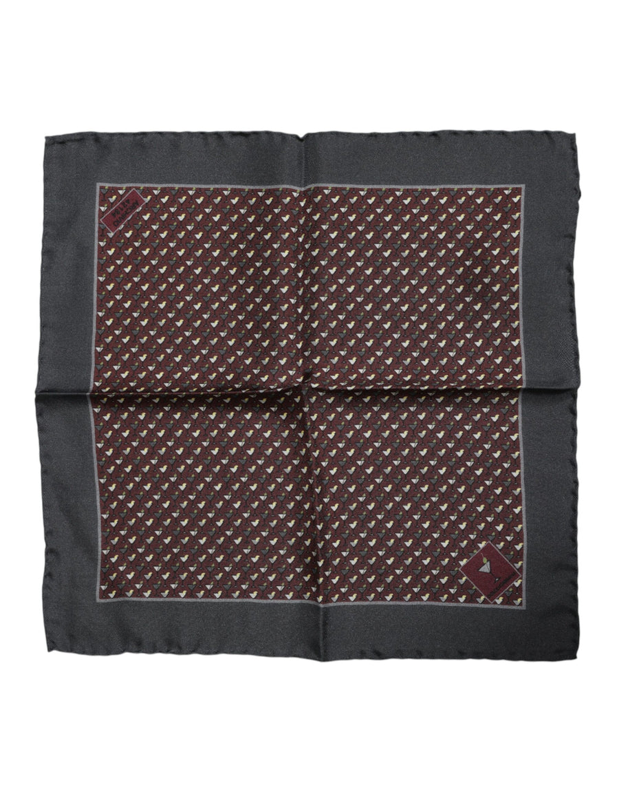 Dolce & Gabbana 100% Silk scarf in maroon