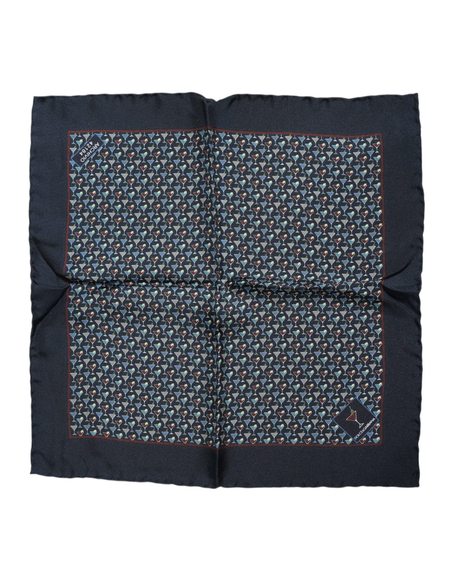Dolce & Gabbana 100% Silk scarf in blue