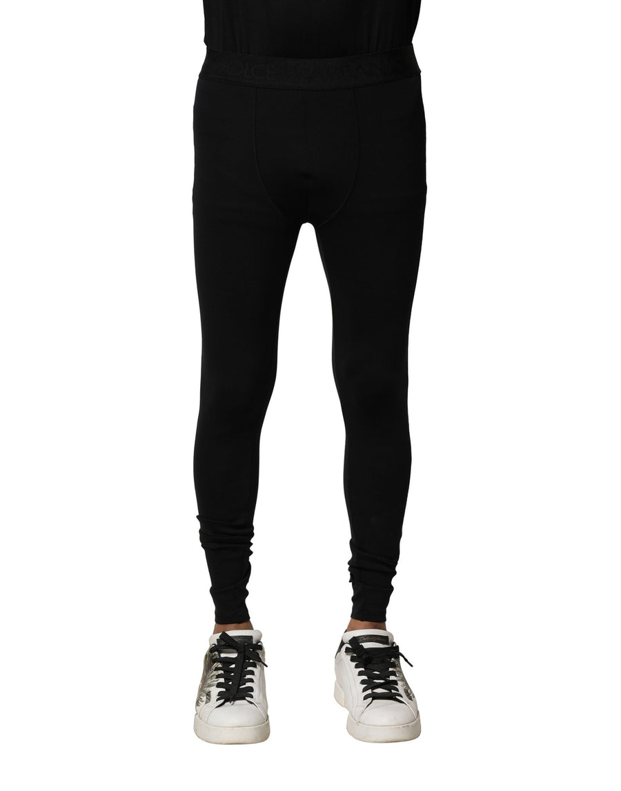 Dolce & Gabbana 86% Nylon 14% Elastane leggings in black