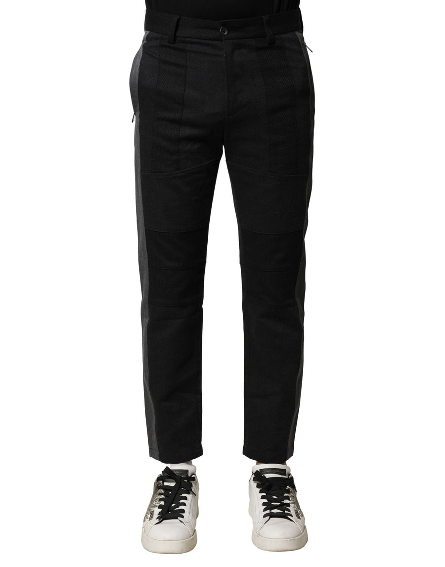 Dolce & Gabbana 68% Cotton trousers in black