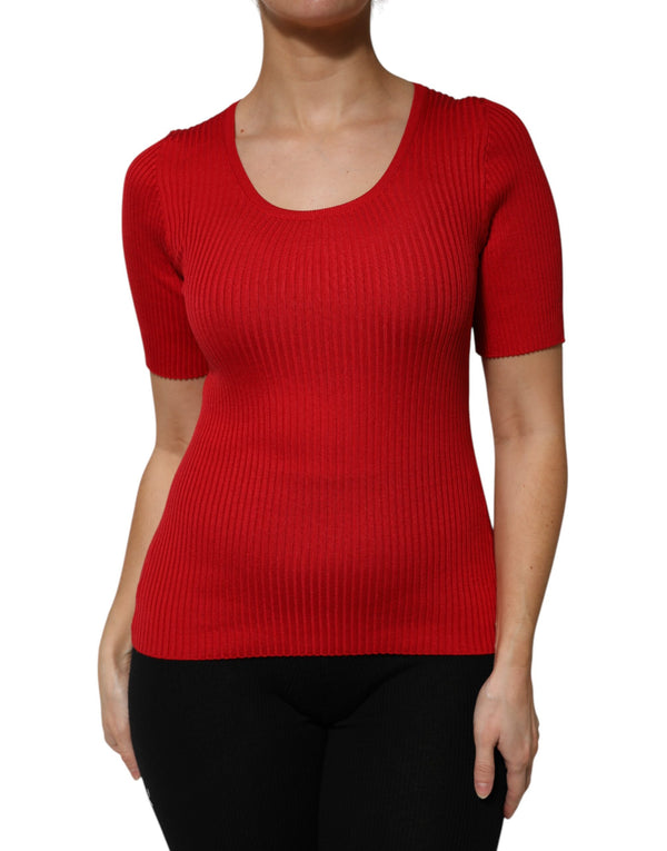 Dolce & Gabbana 100% Silk shirt in red