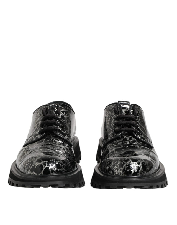 Dolce & Gabbana Leather derby shoe in black