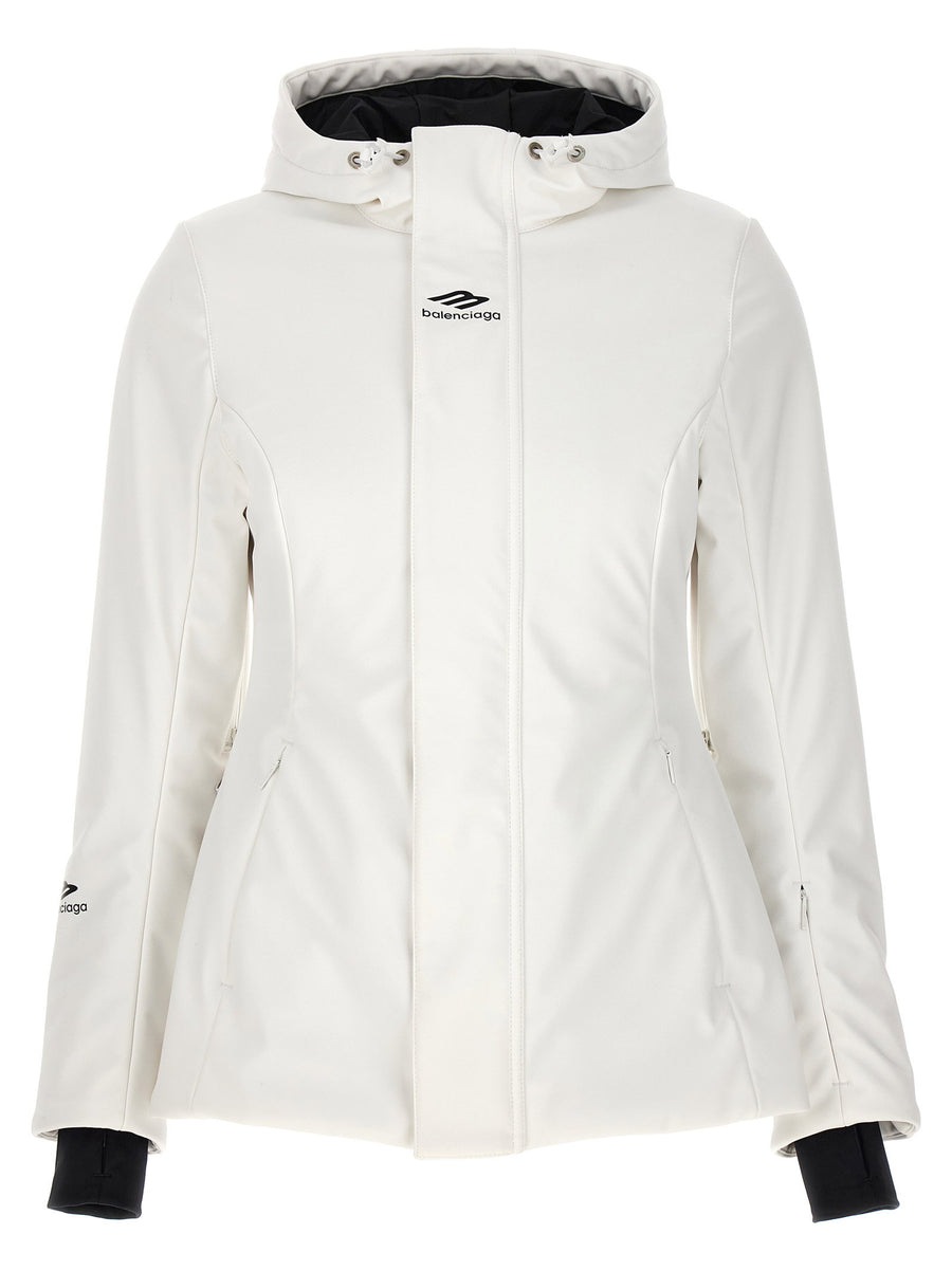 Balenciaga Ski Hourglass Parka — White
