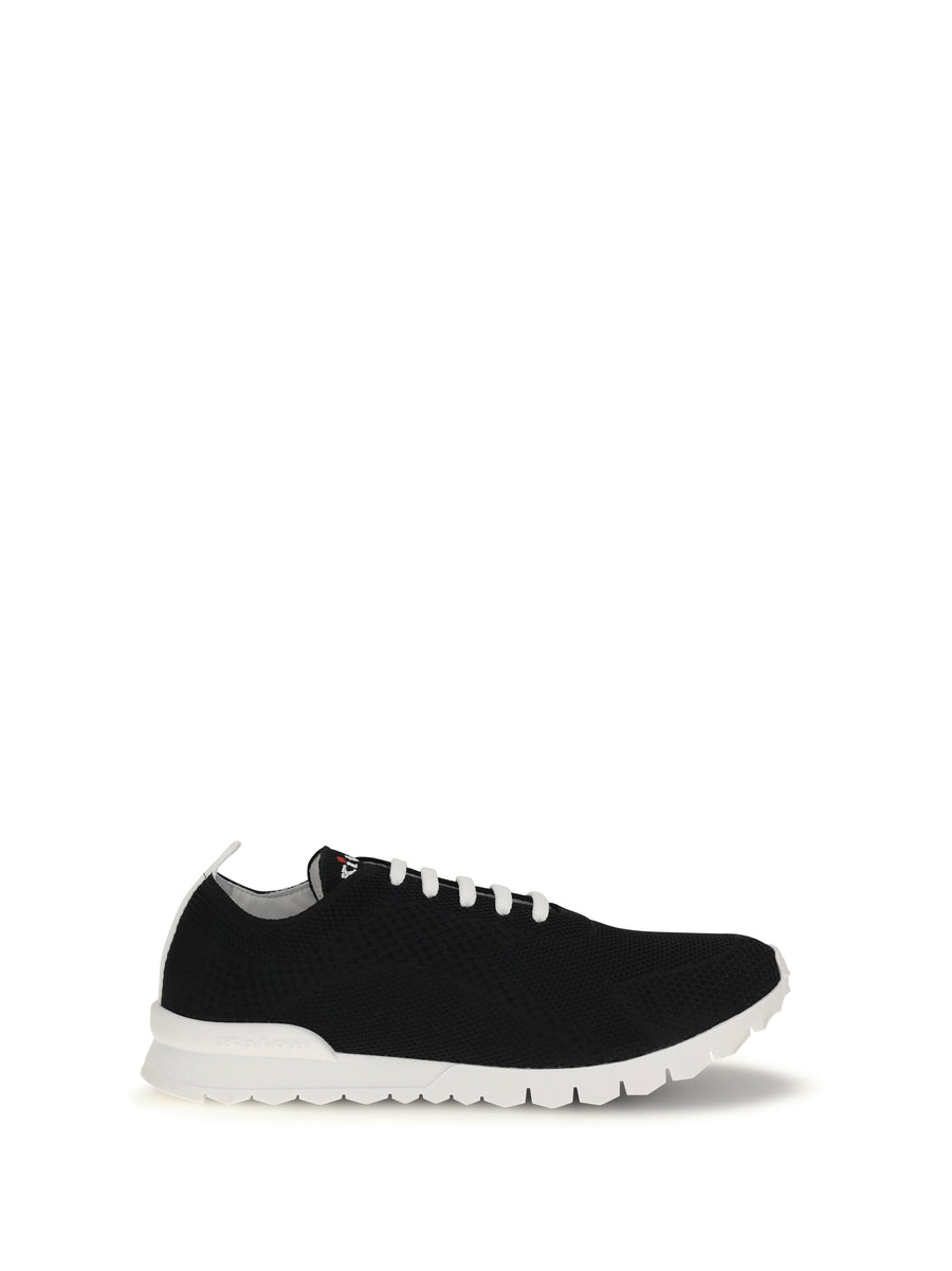 Kiton Upper: 100% Fabric; Sole: 100% Rubber sneakers in black