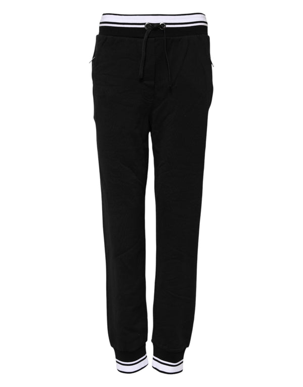 Dolce & Gabbana 100% Cotton joggers in black