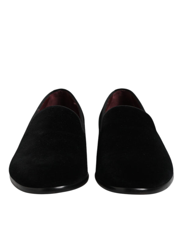 Dolce & Gabbana 70% Cotton loafer in black