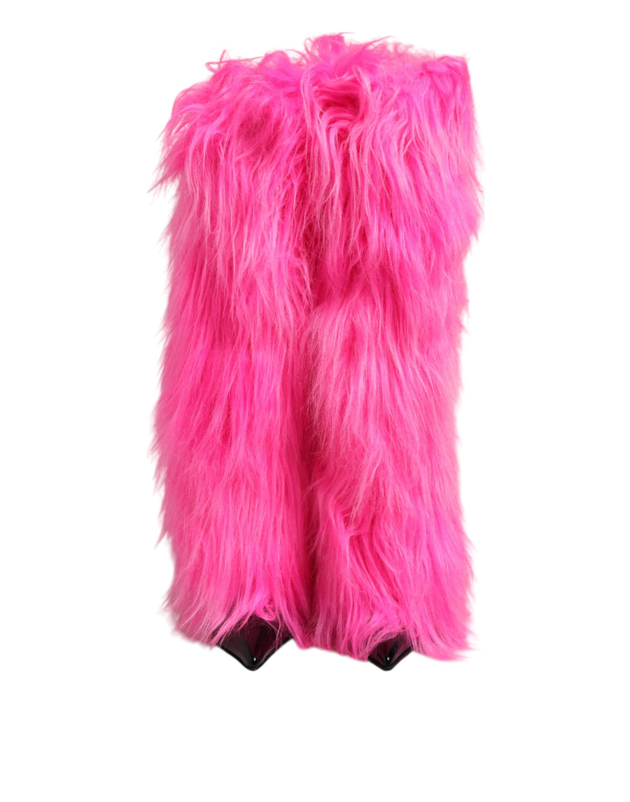 Dolce & Gabbana 10% polyamide boot in pink