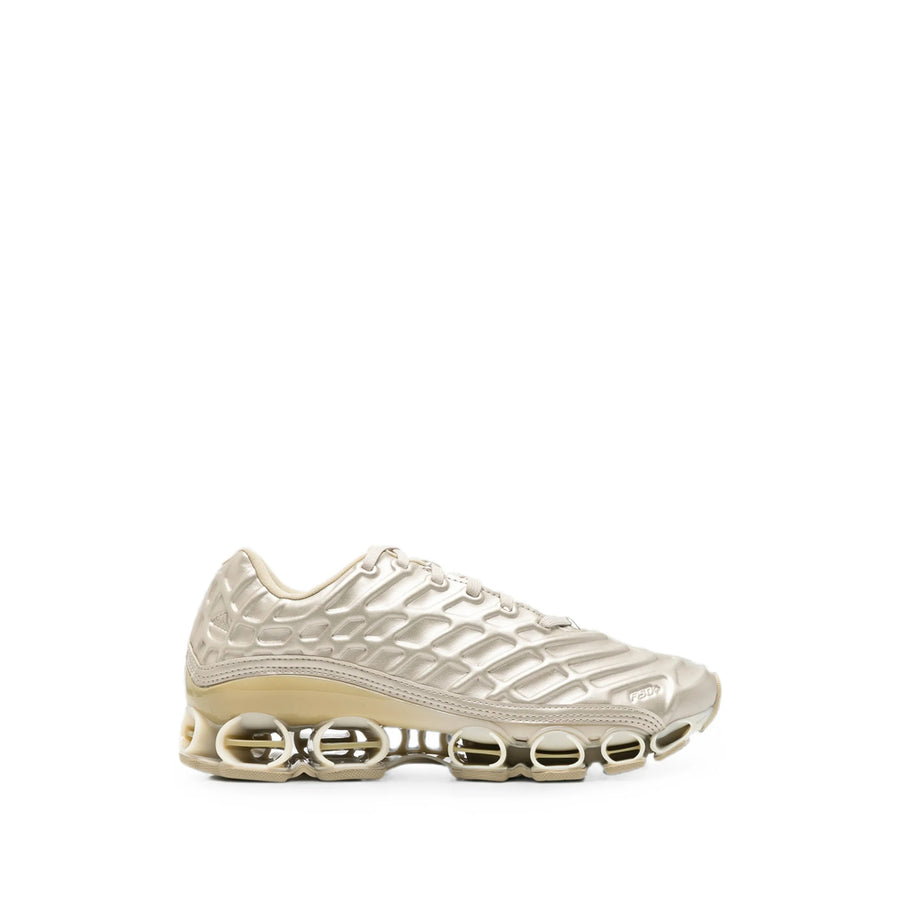 Sneakers With Neutral Metallic Finish Neutrals Outer: Polyurethane Trainers
