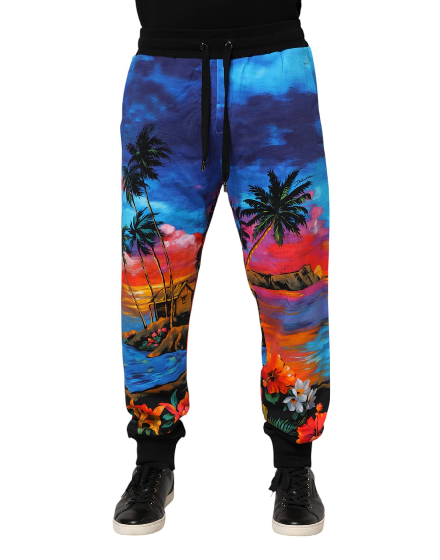 Dolce & Gabbana 100% Cotton joggers in blue