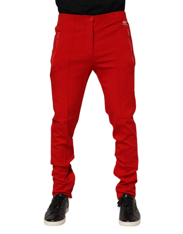 Dolce & Gabbana 69% Viscose joggers in red