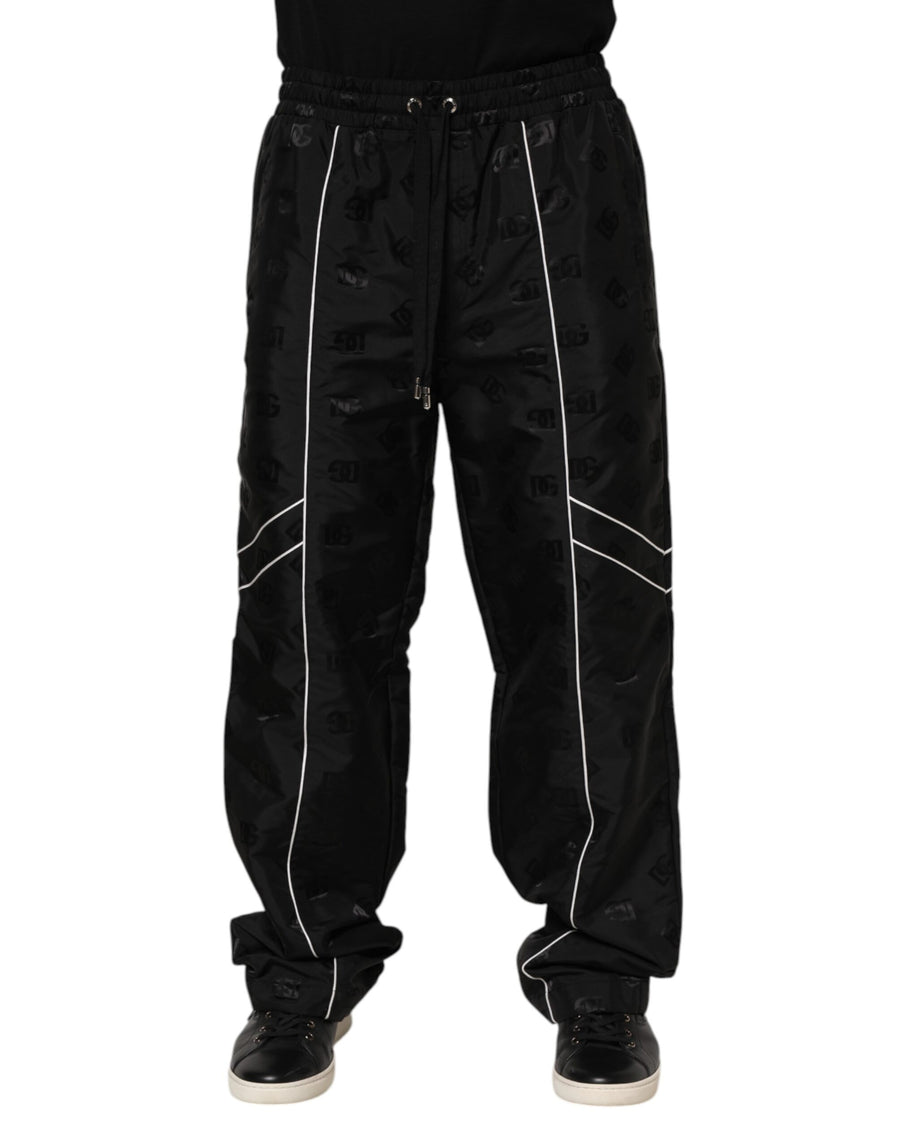 Dolce & Gabbana 85% Cotton 10% Silk 5% Elastane joggers in black