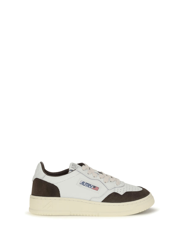 Autry Upper: 100% calf leather; Sole: 100% rubber sneaker in white