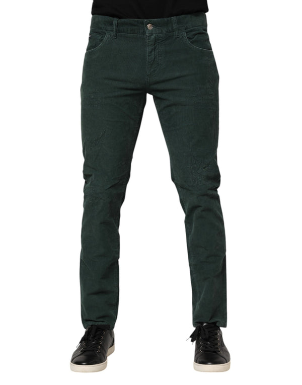 Dolce & Gabbana 97% Cotton 3% Elastane jeans in green