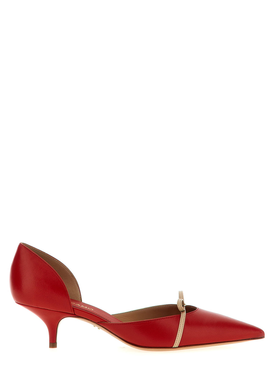 Ferragamo Gyoia Pumps — Red