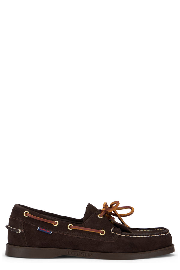 Boat Shoes Dark Brown Suede Bovine Loafers