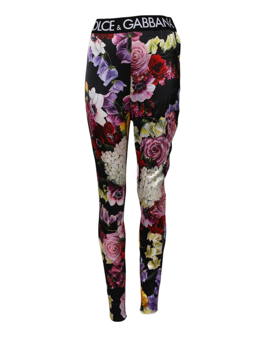 Dolce & Gabbana 71% Nylon leggings in black