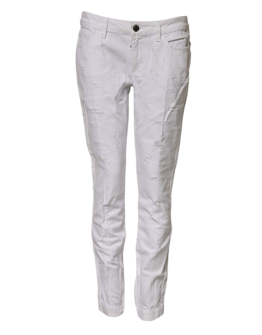 Dolce & Gabbana 100% Cotton jeans in white