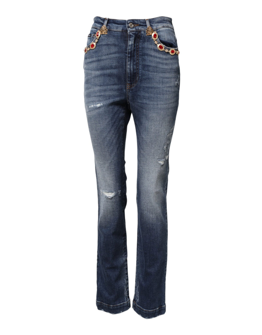 Dolce & Gabbana 97% Cotton 3% Elastane jeans in blue