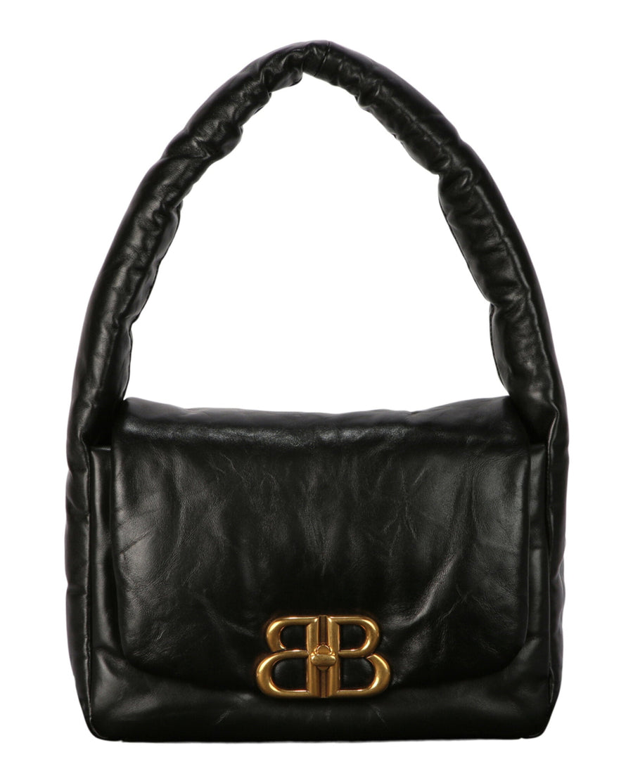 Balenciaga Calfskin shoulder bag in black