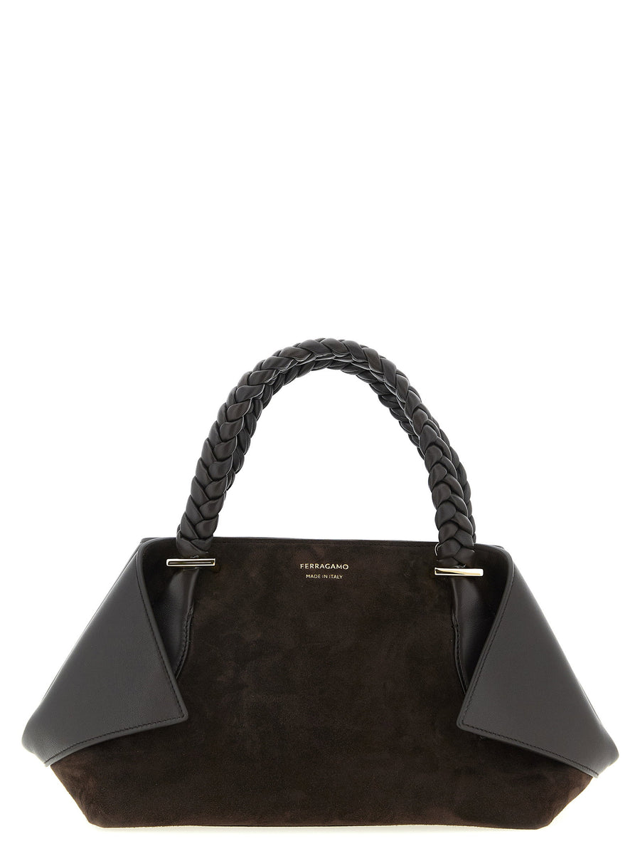 حقيبة مقبض من Ferragamo — أسود