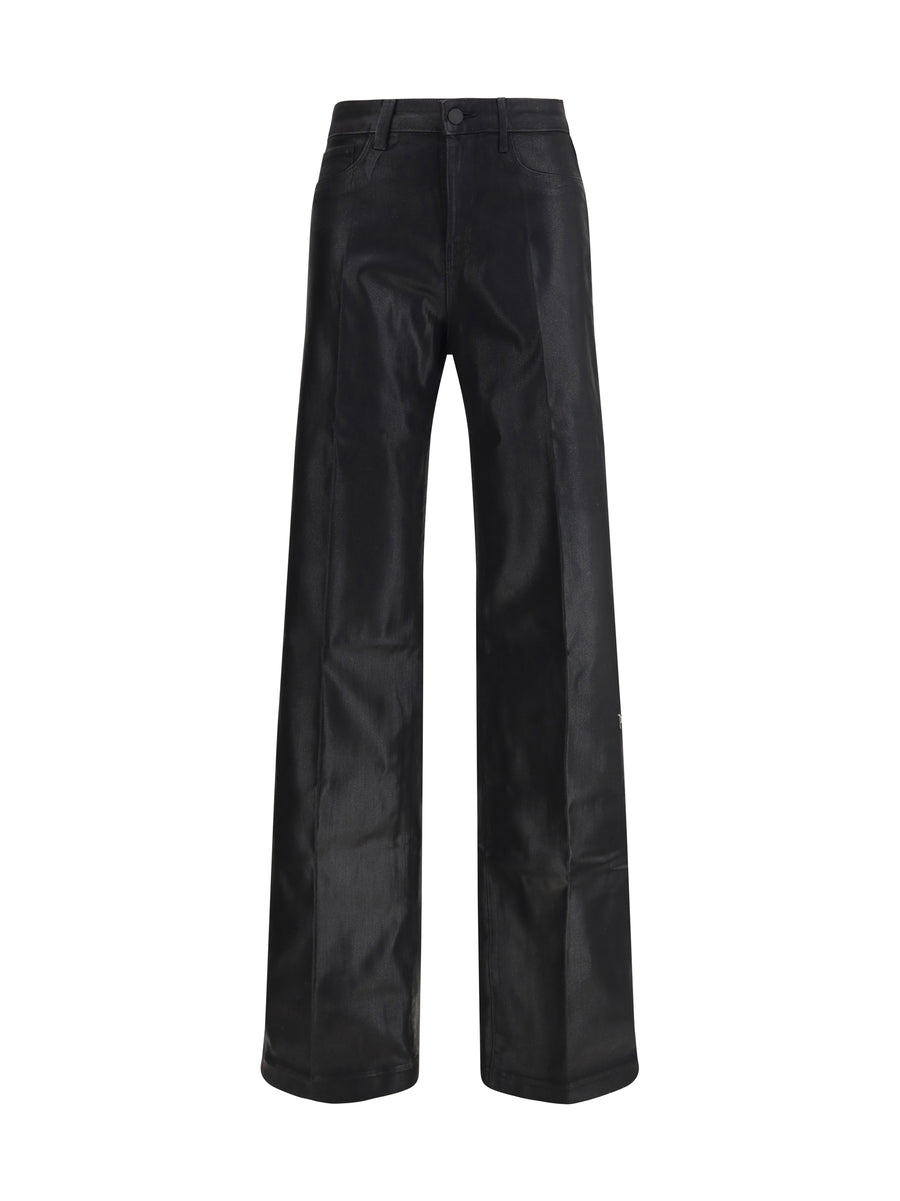 L'Agence 86% Cotton jeans in black