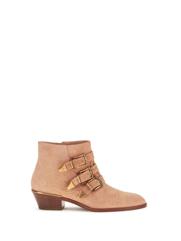 Chloé 100% calf leather (Bos Taurus) boot in pink