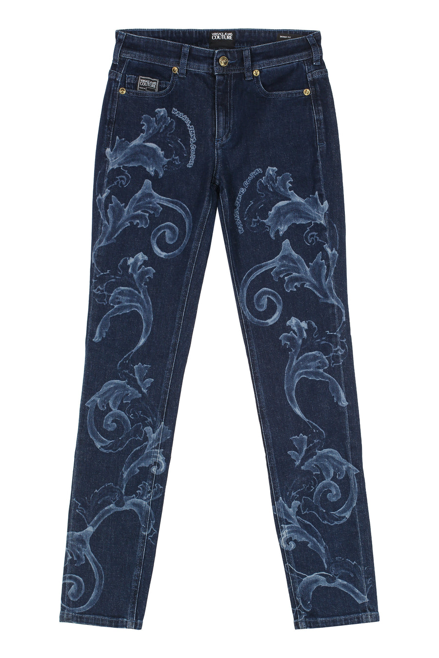 Versace 5-Pocket Skinny Jeans Denim Cotton