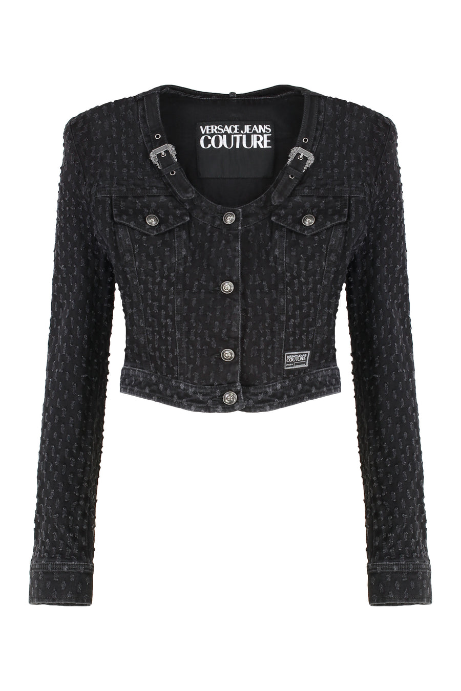 Versace Denim Jacket Black Cotton