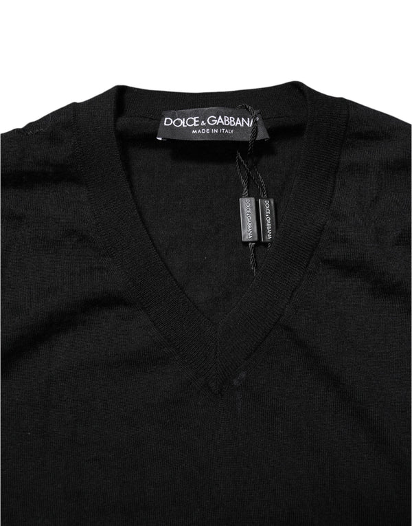 Dolce & Gabbana 100% Virgin Wool sweater in black