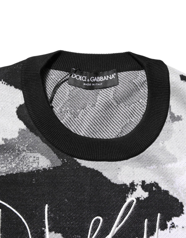 Dolce & Gabbana 100% Silk sweater in multicolor