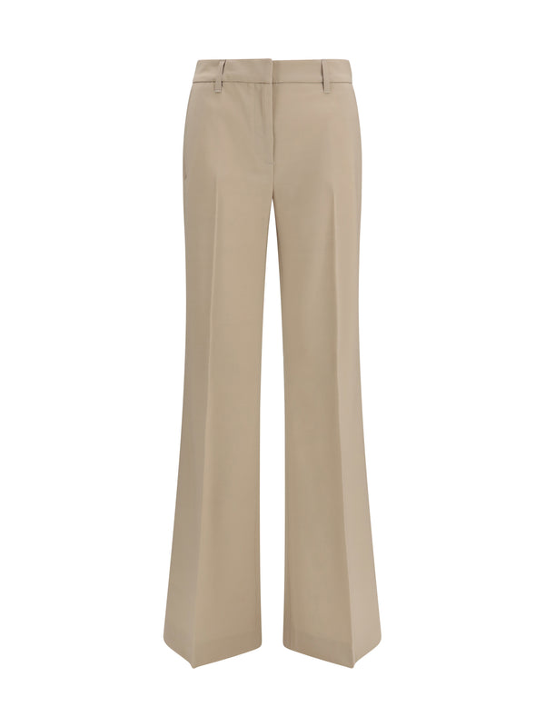 True Royal 96% Merino Wool trousers in beige