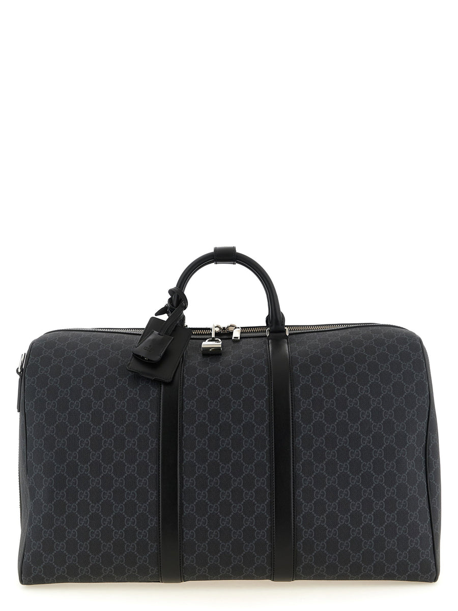 Gucci GG Supreme Duffel Bag — Black