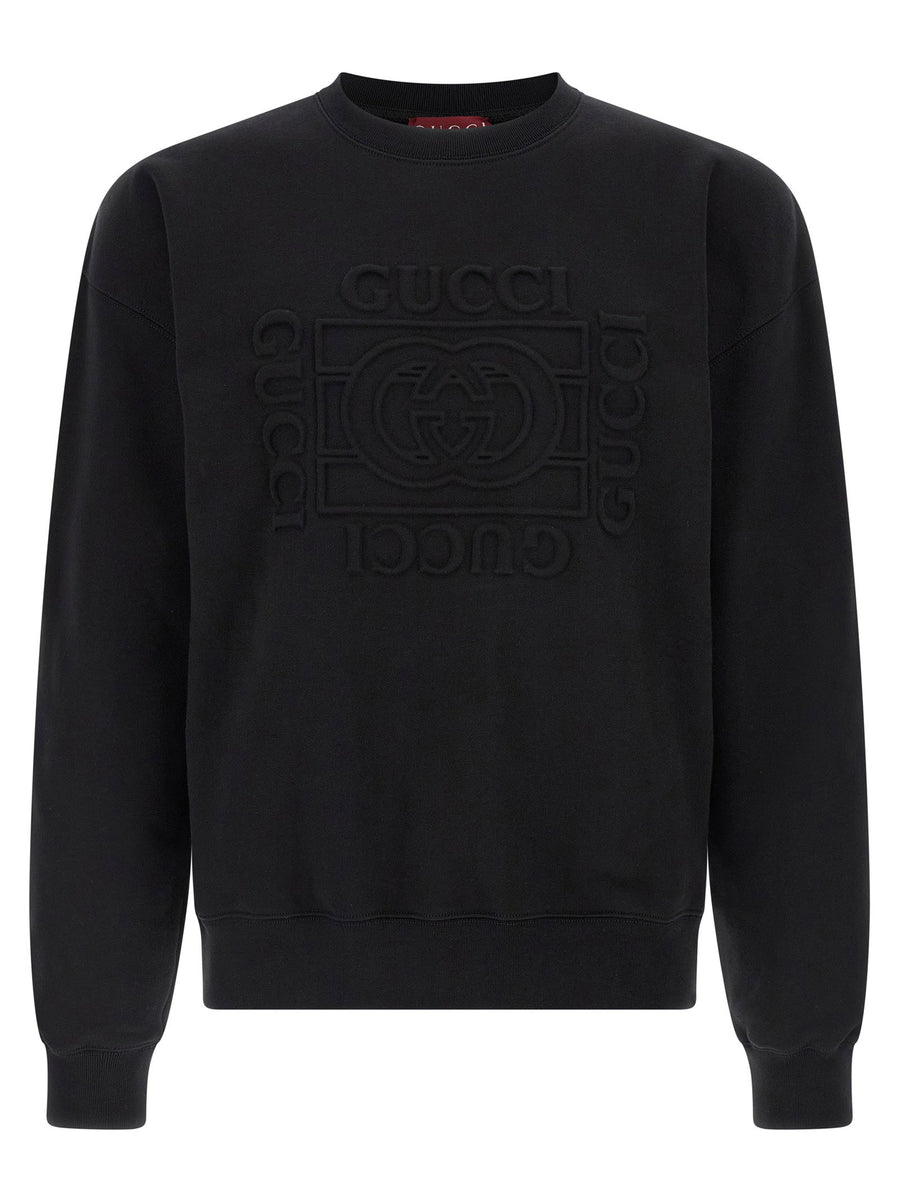 Gucci Incrocio GG Sweatshirt — Black
