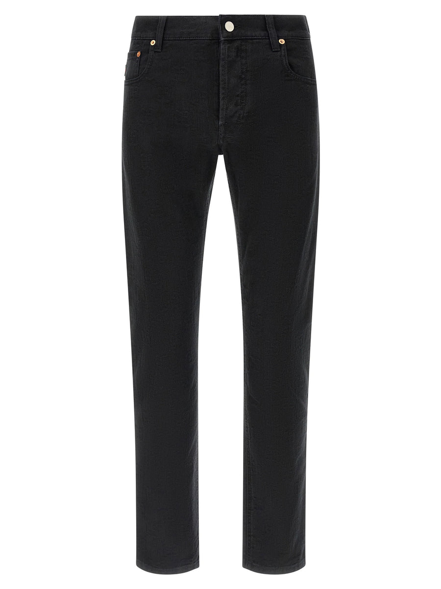 Gucci Rosso Ancora Jeans — Black