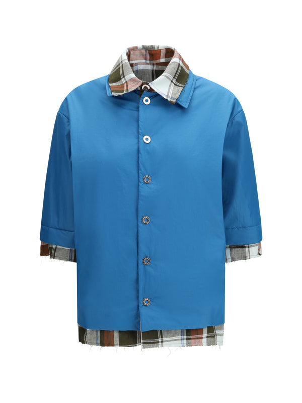 Marbell Outer: 85% Polyamide shirt in blue