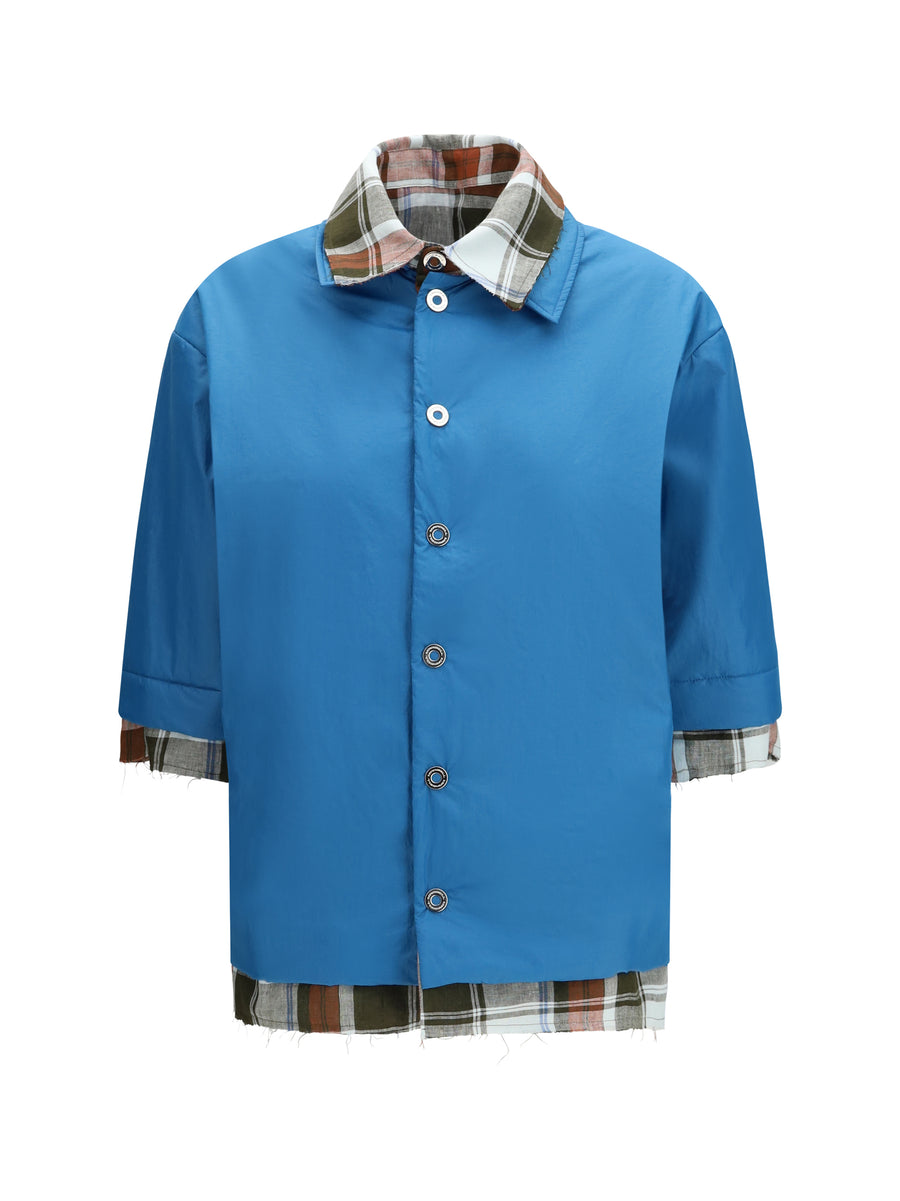 Marbell Outer: 85% Polyamide shirt in blue