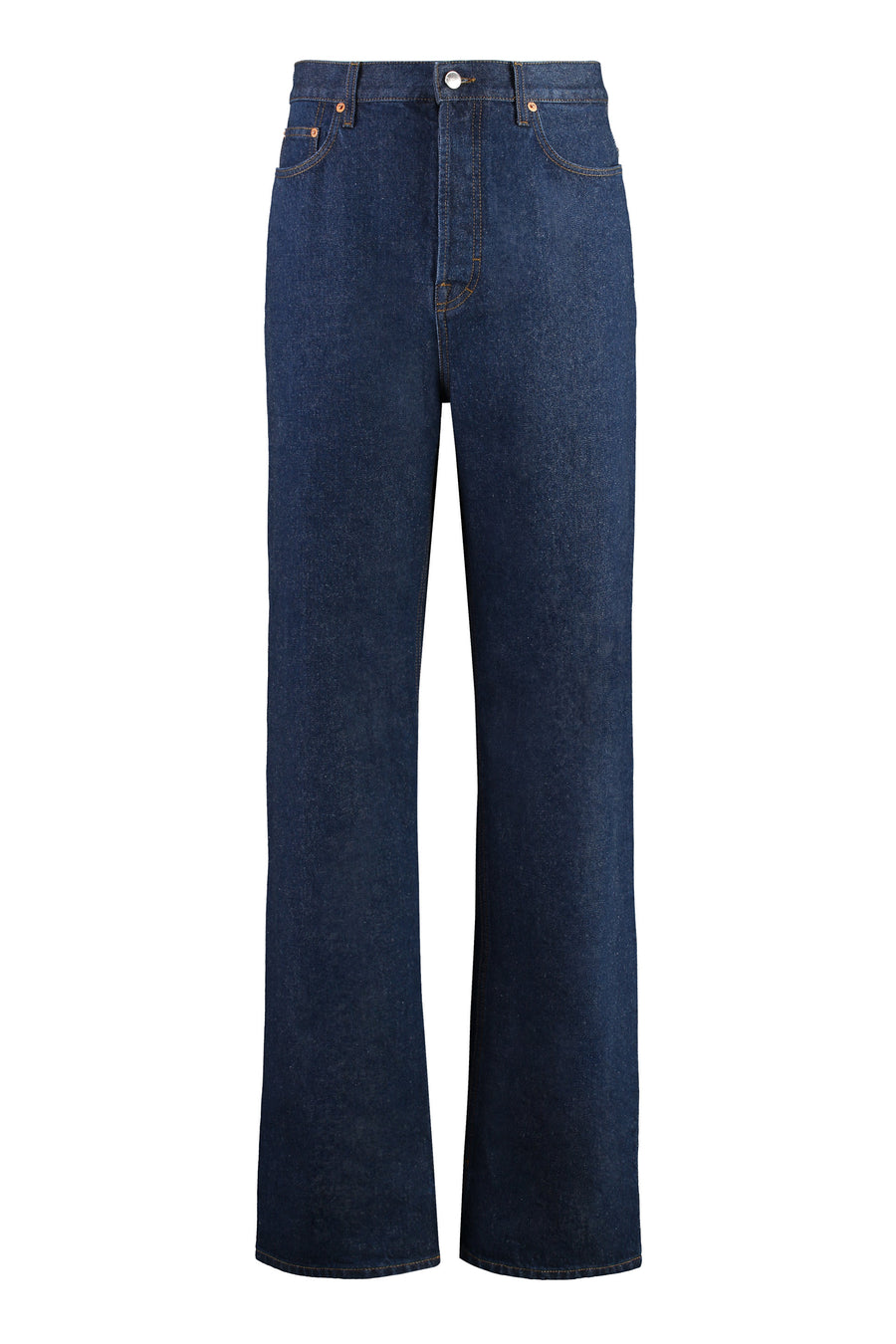 Gucci Wide-Leg Jeans Denim Cotton Regular & Straight-leg
