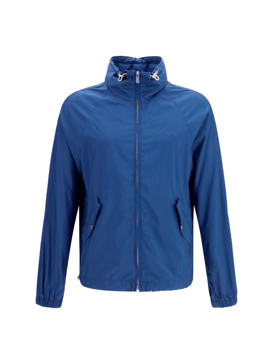 Zip-Up Jacket Royal Polyester