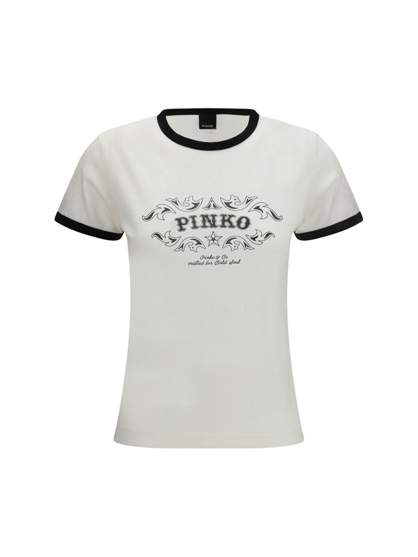 Pinko 100% Cotton t-shirt in white