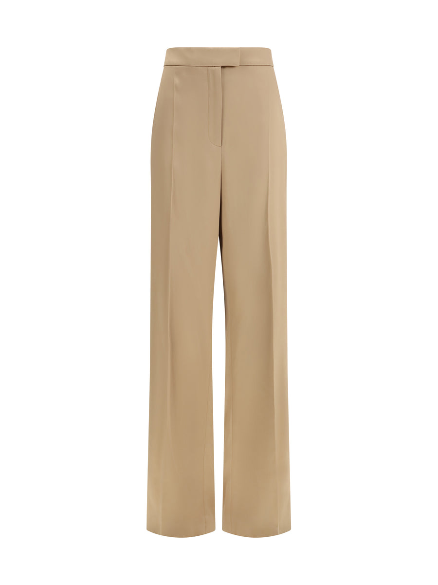 Valentino 95% Silk; 5% Elastane trousers in beige