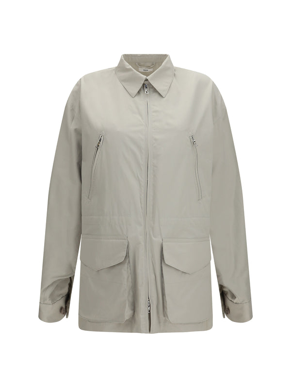 Cotton Jacket Light Grey Suit
