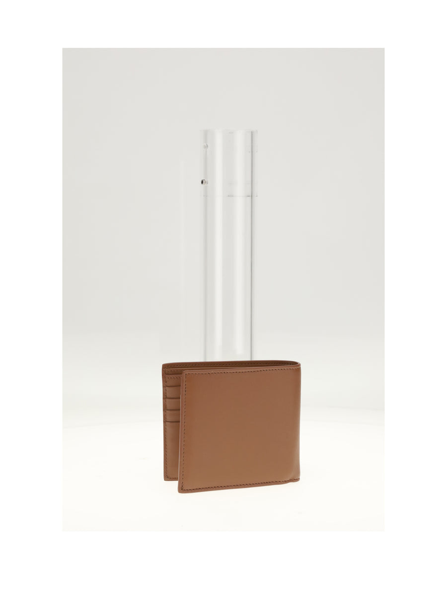 Bi-Fold Wallet Tan-Black Tan/black Lamb Leather Umbrellas