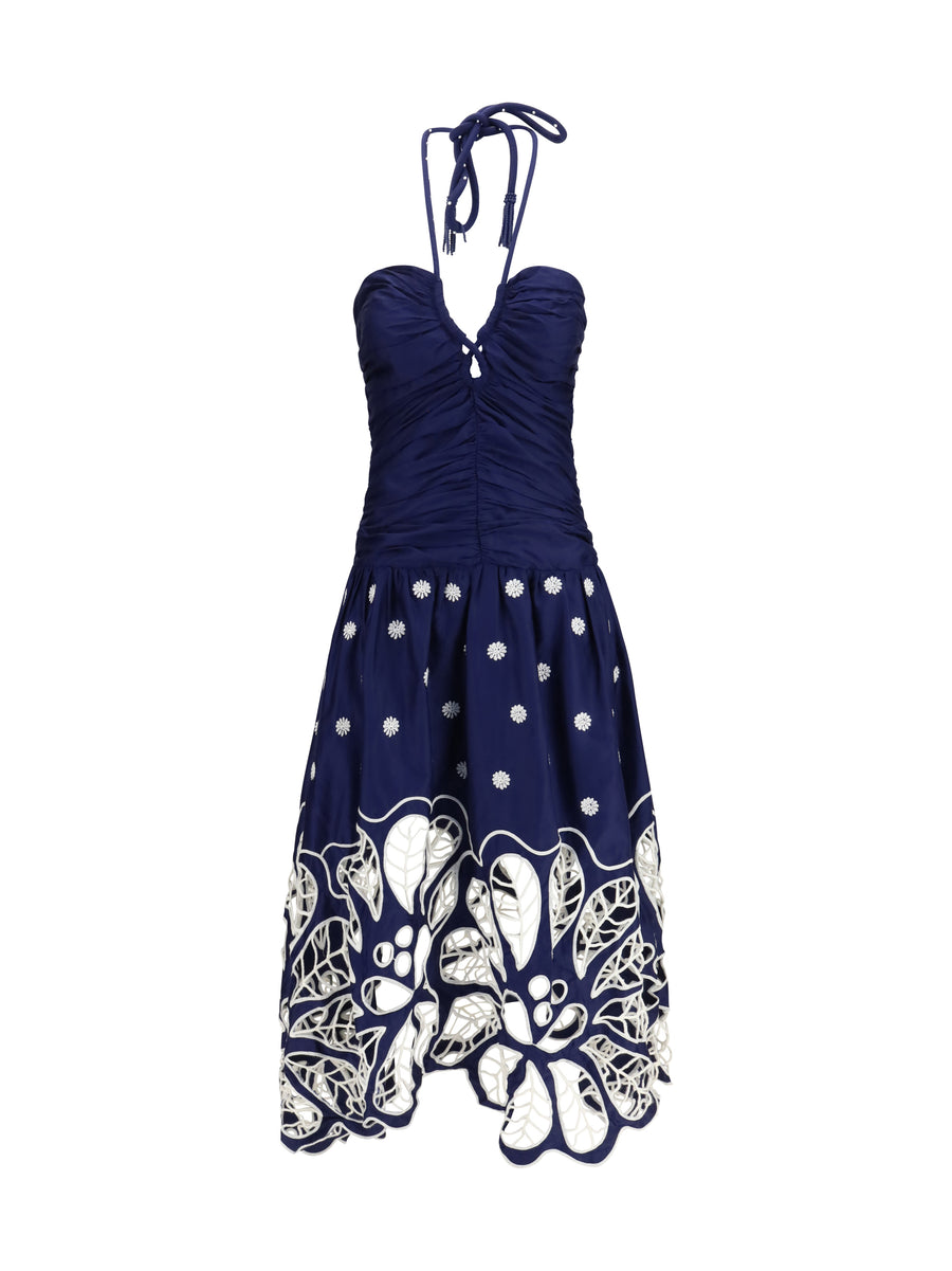 Farm Rio 100% Cotton dress in navy